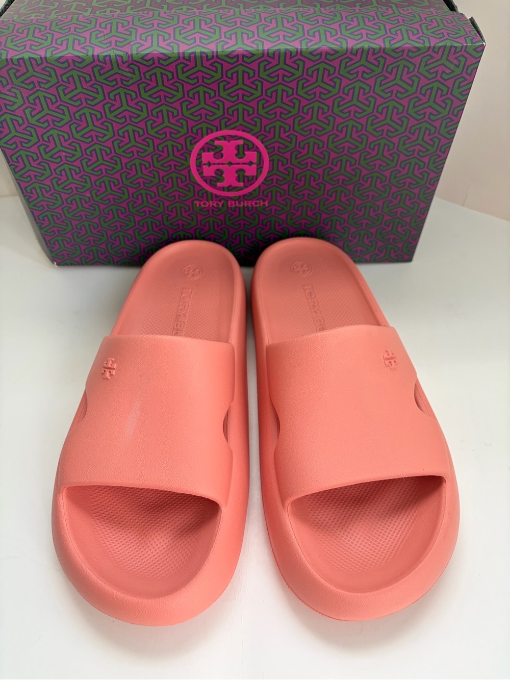 Tory Burch Blush Rose Slide Sandals